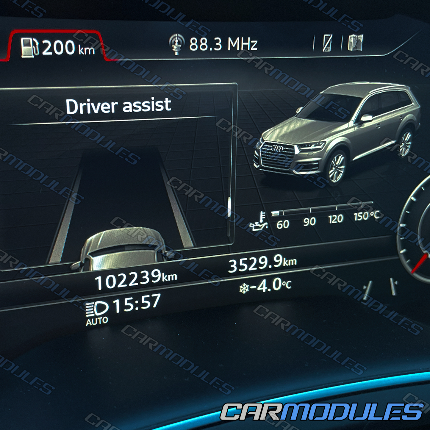 Remote Activation of Audi Active Lane Assist system for MLB Audi vehicles